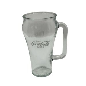 Vintage Coca-Cola Coke‎ Glass with Handle Libbey Canada 16 oz #3